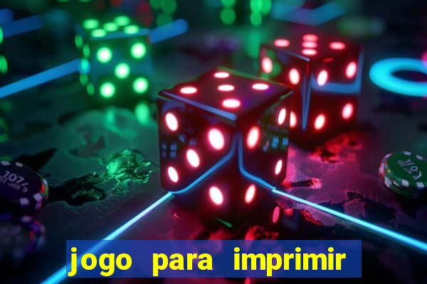 jogo para imprimir e montar